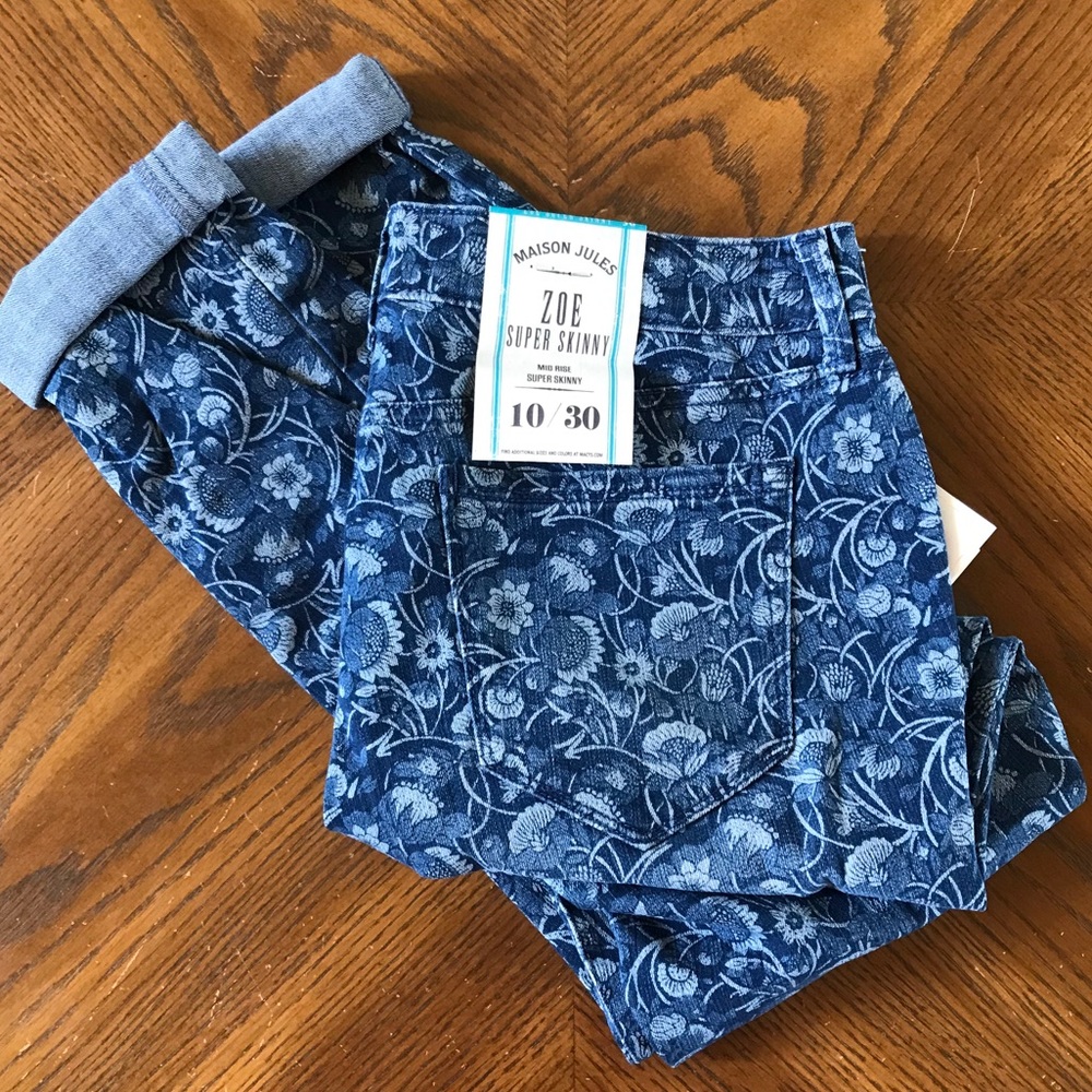 NWT. Maison Jules Jeans - Picture 9 of 15